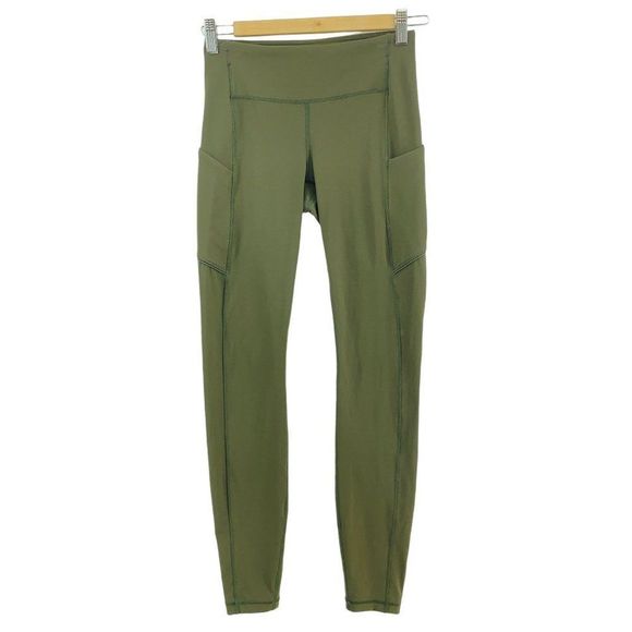 LULULEMON Pants - LULULEMON Green Legging With Side Pockets